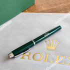 Rolex Green Gift Set Notebook Ballpoint Pen Folding Umbrella Luxury Gift Box New