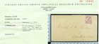 Prince Edward Island  1 Very Fine Used On Cover To Charlottetown  with Cert  