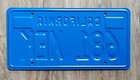 Reproduction    1970 California License Plates  pair     Exp  Decades Ago