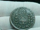 Attractive 1826 - R  Brazil Large Copper 40 Reis Coin