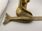 Vintage Brass Mermaid Siren Sculpture Very Nice One Last One   Nautical                  