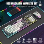 Redthunder K10 Wireless Gaming Keyboard   Mouse Combo