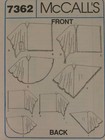Amazing Oop Mccalls 7362 Misses Ponchos In 4 Looks Pattern One Size Fits All Uc