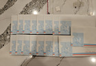 Original Bag Of 17 Alaska Via Air Mail Mailing Envelopes   Alaska Graphic  1950s