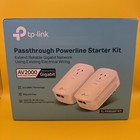 Tp-link Av2000 2 Port Gigabit Passthrough Powerline Starter Kit Tl Pa9020p Open
