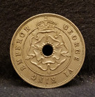1941 Southern Rhodesia Penny  George Vi  Early War Time Issue  Km-8  sr4 
