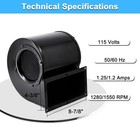 For Hvac   Furnace Blower Fan Motor-dayton 1tdr9 fasco B45267 us Stove 7063-7102