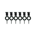 New Gotoh Sg381-07 Mgt 6 In-line Set Locking Tuning Keys Left-handed - Black