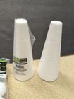 Lot 32 Pieces Styrofoam Balls Assorted Sizes Floracraft  1 0 - 2 5  Cones 7  