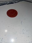 Vintage Antique Clay Poker Chips 61 Total   40 White   10 Red   10 Blue   1 Red