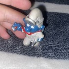 Doctor Smurf Vintage Figure Pvc Toy 1978 Figurine Schleich Peyo 20037