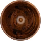 Premium 5qt Walnut Wood Mixing Bowl     Compatible With 4 5-5 Qt Tilt-head