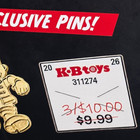 Sdcc 2026 Comic Con Exclusive Kb Toys 3 For 10 Sticker Sign 1 5 In Enamel Pin