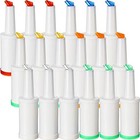 Chengu Pack 34 Oz Bar Pour Colorful 18 White  Orange  Red  Yellow  Blue  Green