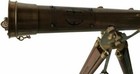 Antique Brass Telescope 18 Inch Double Barrel With Adjustable Tripod Stand