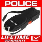 Police Stun Gun 2101 Max Volt Rechargeable With Led Flashlight   Siren Alarm