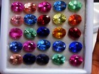 14 Pcs Natural Mix Color Sapphire 7x5 Mm Certified Loose Gemstone Lot Oval Cut