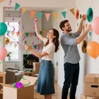 36 Pack Party Hanging Swirl Decorations Plastic Streamer For Ceiling Hanging 