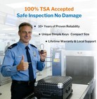 Forge Tsa Approved Luggage Cable Lock Travel Suitcase Bag Padlock Locker W keys