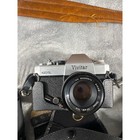 Vivitar 420 sl 35mm Slr Film Camera Bundle 50mm 75-150mm Lens Hanimex Flash Bag