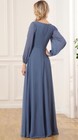 New Ever Pretty V Neck Ruched Chiffon Floor Length Mother Of Bride Dress 12 Xxl