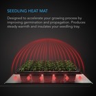 Suncore A3x2 Dual Waterproof Seedling Mats With Heating Controllers 10  X 20 75 