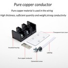Dual Row Covered Electric Barrier Screw Strip Terminal Block Positions 600v