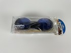 Doggles Ils Dog Protective Eyewear Black Frame Blue Lens Dog Goggles- Large