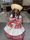 Miss Jamaica Doll On Kaiser Mfg Doll Stand  Sold By Island Dolls Kingston 12 In