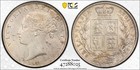 1881 Great Britain  queen Victoria  Silver Half Crown - Pcgs Ms62  Exquisite  Pq