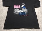 Vintage Rod Stewart T Shirt Mens Extra Large Black 1996 The Round Tour 90s Usa