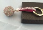 Sparkling Rhinestone Ball Keychain   Key Chain Purse   Backpack Charm