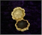Vtg Estee Lauder Flowering Tangerine Pumpkin Solid Perfume Compact