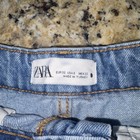 Zara Women s Light Wash Blue Denim High Rise Cutoff Shorts Size 0