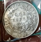  dxr5    british    east India Company    1840 Victoria Silver Rupee    indian Head