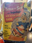 Vintage Rexor Corp  Save-n-see With Jingle Dingle  Action Thrift  Bank 1952  Usa
