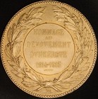 France  anglo French  World War I Gilt Silver Presentation Medal Dunkirk Awarded