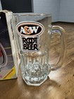 Vintage A w Root Beer Clear Glass Mug  the Heavy Weight  20 Oz W  Box