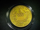 Unc  ms 1861  20 Dollar Confederate States Of America Civil War Restrike Coin
