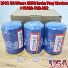 3 Honda Genuine Oil Filters With Drain Plug Washer 15400-plm-a02 New Sealed