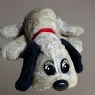 Vintage 1986 Tonka Pound Puppies Newborns Plush 7    Stuffed Animal Gray Dog