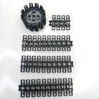 50x Black Lego Technic Small Track Tread Chain Links - 3873