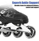 Mammygol Roller Blades Inline Skates Kids Light Up Xxlarge 43-47