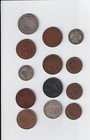36 Coins - 1921 Great Britain Silver Half Crown   35 Other Coins  