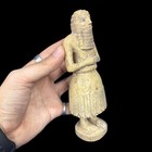 Scarce Ancient Near Eastern Statuette Of A Man  C 3000-2500 Bc