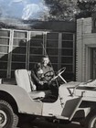Willys Jeep Black   White Photo Santa Catalina Properties Vintage Automobilia