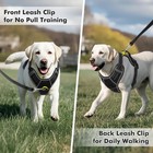 Cat Dog Pet Harness Adjustable Control Vest Dogs Reflective  black s 