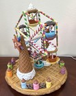 Lemax Electric Lighted Animated Music Sound Rotation Sugar  Spice Farris Wheel