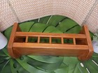 Handmade Child s Baby Doll Rocking Crib Cradle  vintage Wooden 13 5   sturdy 