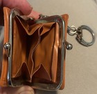Vintage 1960s Silver Springs Florida Souvenir Key Chain Change Purse